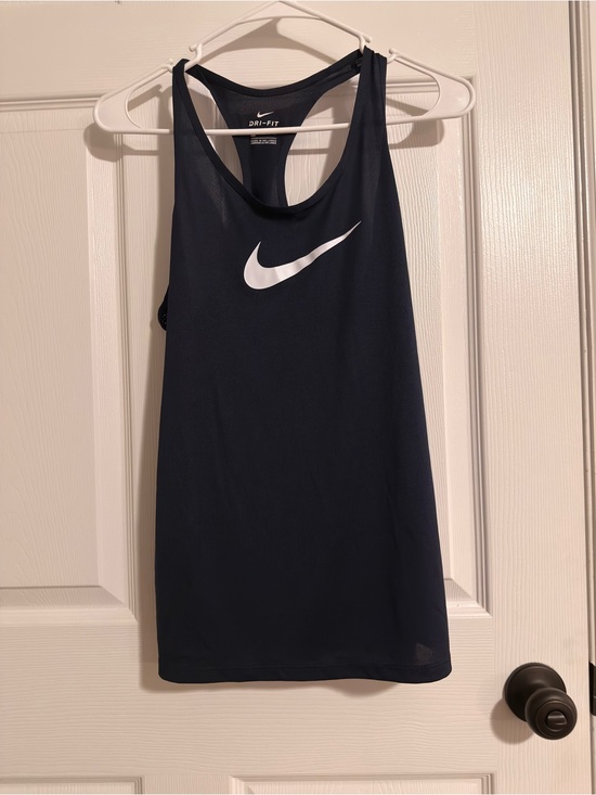 Nike Tops - TWO Nike Dri-FIT Women's Tank Tops - Navy Blue and Light Green Size Med